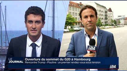 Ouverture du sommet du G20 à Hambourg