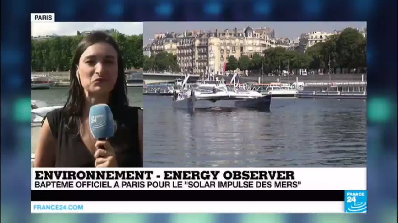 Environnement : Baptême officiel à Paris pour le "Solar Impulse des Mers"!