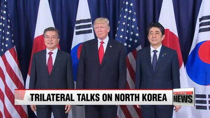 S. Korea, U.S., Japan agree to up financial sanctions to get China involved on N. Korea