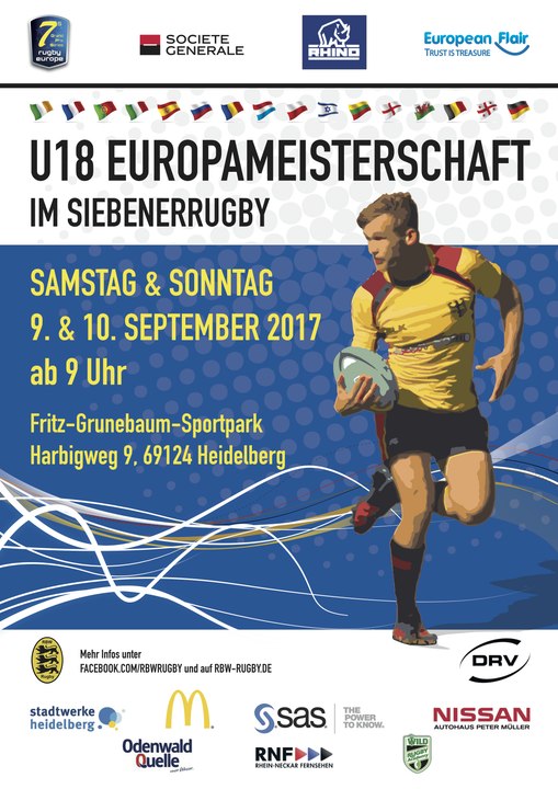 RUGBY EUROPE SEVENS U18 MEN'S CHAMPIONSHIP 2017 - HEIDELBERG