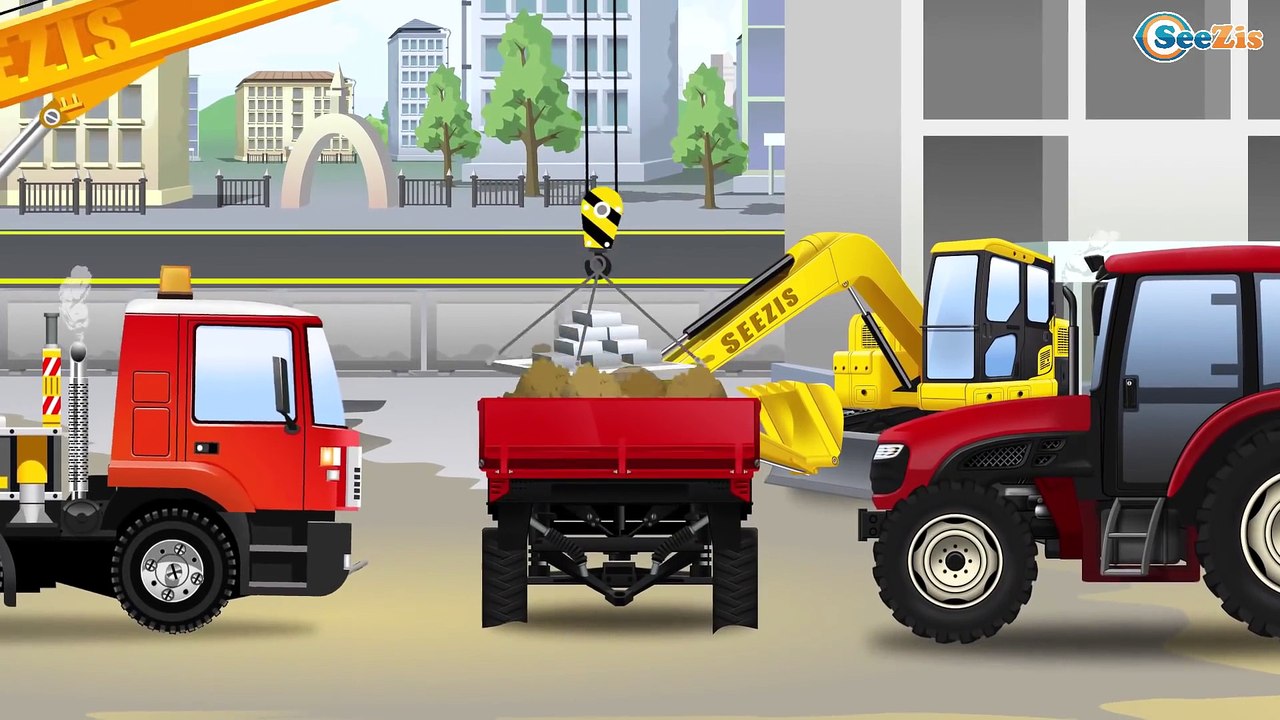 Monster Truck Chase +1 Hour Kids Video Monster Trucks Cartoon | Real Trucks For Children