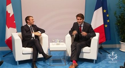 Entretien bilatéral avec Justin Trudeau au sommet du G20 à Hambourg