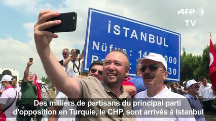 Turquie: "La marche pour la justice" arrive à Istanbul