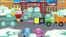 Cars for kids - The Red Fire Truck - Kids Channel KC - Power Wheels PW