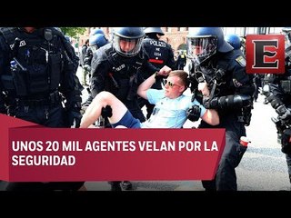 Más de 70 policías heridos en disturbios previo a la cumbre del G20 en Hamburgo
