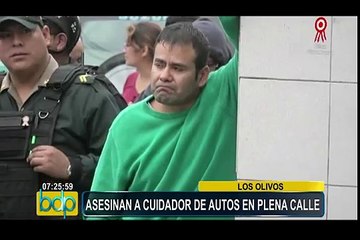 Asesinan a cuchilladas a cuidador de autos en Los Olivos