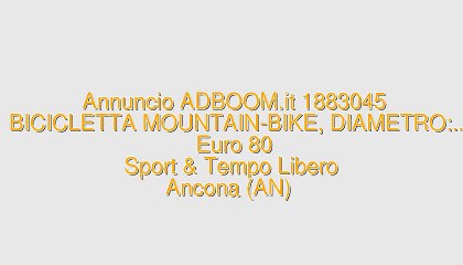 BICICLETTA MOUNTAIN-BIKE, DIAMETRO:...