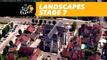 Paysages du jour / Landscapes of the day - Étape 7 / Stage 7 - Tour de France 2017