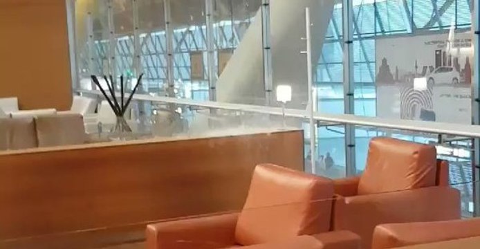 Madrid Airport Springs Leak During Heavy Rain