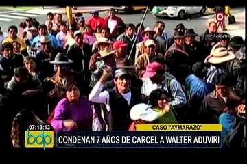 Puno: condenan a 7 años de prisión a Walter Aduviri por caso “Aymarazo”