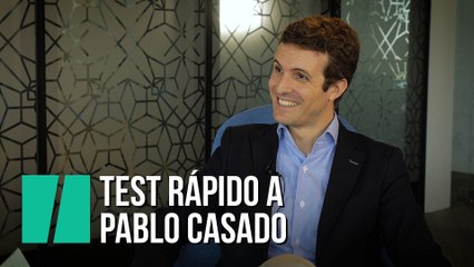 Test rápido a Pablo Casado