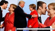 Spot the difference! Angela Merkel welcomes G20 leaders - with VERY different reactions
