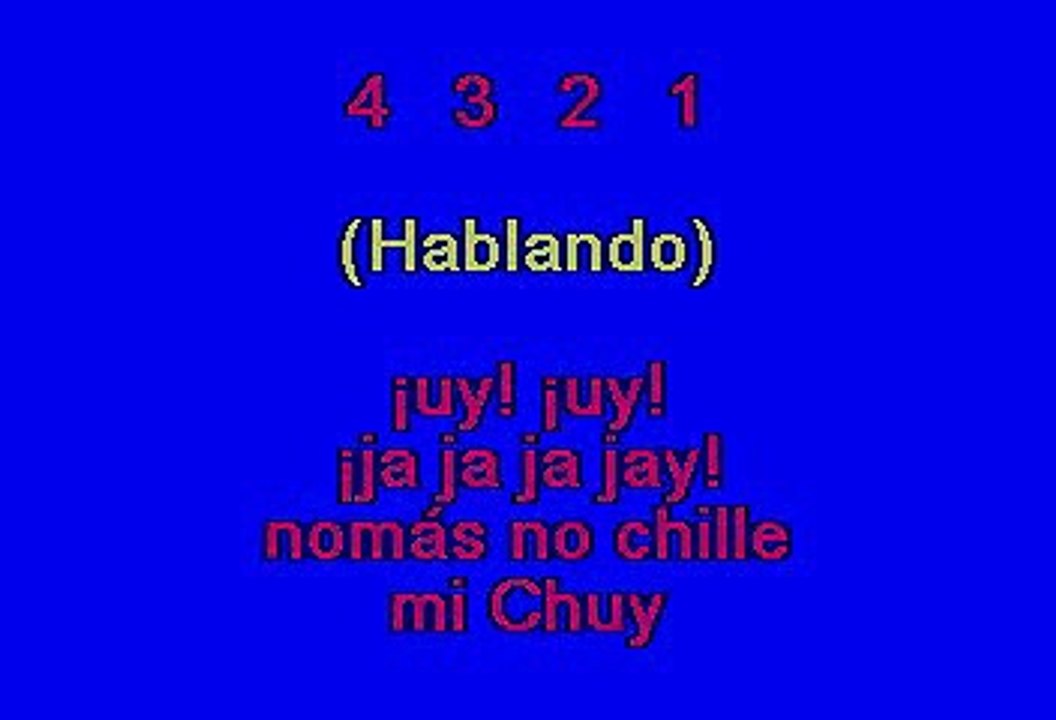 Los Huracanes Del Norte - Nomás Por Tu Culpa (Karaoke)