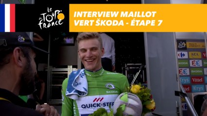 L'interview du maillot vert ŠKODA - Étape 7 - Tour de France 2017