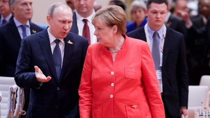 Watch Angela Merkel's viral eye-roll