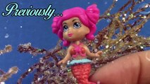 Muñeca atrapado Sirena parte el perla princesa vídeo serie agua teléfono galleta