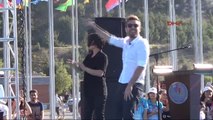 Samsun Olimpiyat Meşalesi Samsun'da Yandı