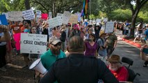 Republican senators can't escape health-care protests, even outside D.C.