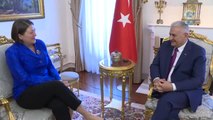Başbakan Yıldırım, AB Ulaştırmadan Sorumlu Komiseri Bulc'ı Kabul Etti