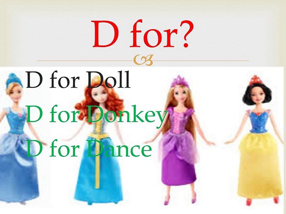 ABCD For your little cusins