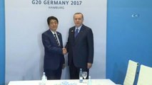 Cumhurbaşkanı Erdoğan, Japonya Başbakanı Abe ile Bir Araya Geldi