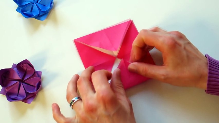 Facile une fleur modèle Origami lotus - Vidéo Dailymotion