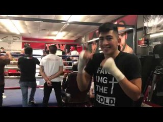 leo santa cruz happy to fight in LA! esnews boxing