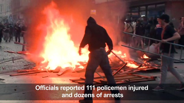 Violent protests 'unacceptable': G20 host Merkel