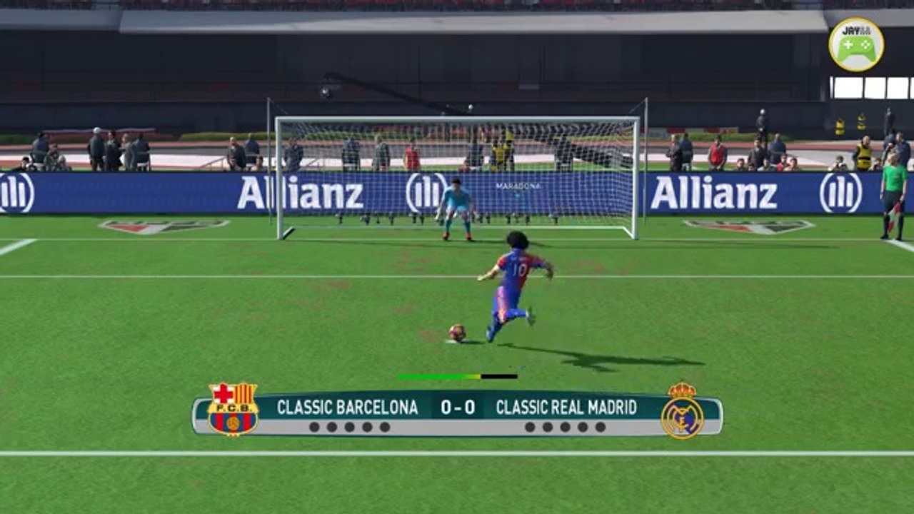 BARCELONA LEGENDS VS REAL MADRID LEGENDS _ Penalty Shootout _ PES 2017 Gameplay PC