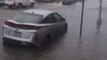 Heavy Rain Causes Flooding in Queens