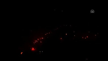 Antalyasporluların "1 Meşale de Sen Yak" Etkinliğinde Yangın Çıktı