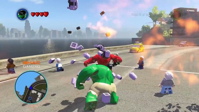 Black Hulk vs Hulk(Transformation) vs Grey Hulk vs Red Hulk - Lego Marvel Super Heroes Gam