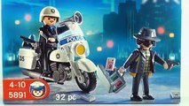 Acción Ciudad Policía Policía ladrón ladrón juguete policía playmobil 5891 unboxing