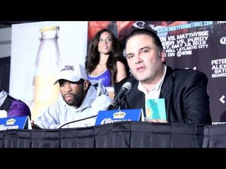 Lucas Matthysse vs Lmaont peterson Post FIght - EsNews Boxing