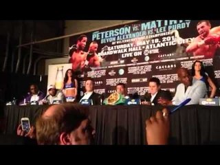 Lucas Matthysse vs Lamont Peterson Post fight - thanks twitter @ammadpsheikh