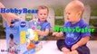 GROSS Baby FOOD Challenge! Cool Surprise Toys + Hulk Candy Kinder Egg Fun w/HobbyGator Hob