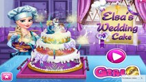 Pastel congelado Juegos en línea Boda Elsa juego de cocinar el pastel de cumpleaños s