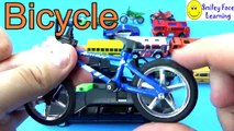 Street Vehicles Names and Sounds 1 HOUR Cars and Trucks Collection for Kids Toddlers to Le