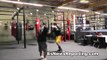 robert garcia and john molina jr working on skills - EsNews Boxing