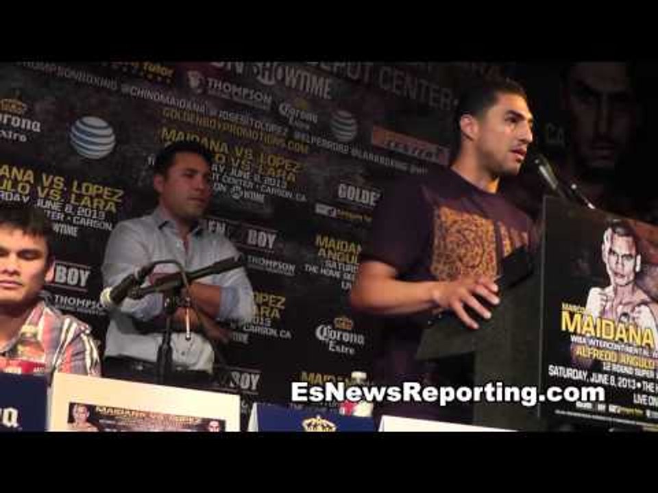 Marcos Maidana vs Josesito Lopez Josesito Lopez Pormoter Says He Will KO Maidana
