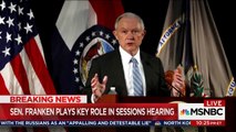 Al Franken BRILLIANTLY Reacts To Donald Trump & Jeff Sessions Latest LIES