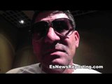 Angel Garcia on Danny Being The Only Puerto Rican Champ - EsNews Boxing