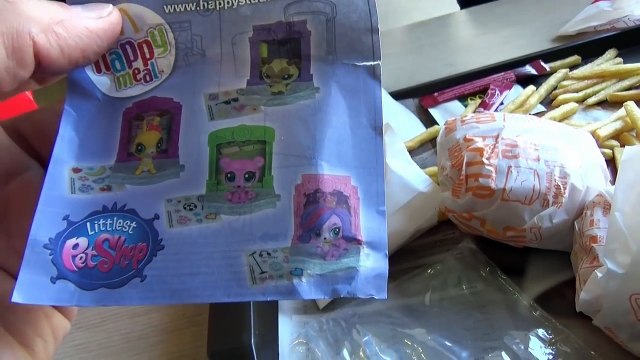 Поделки От счастливый Наименьший Лпс еда домашнее животное Удаление Магазин Игрушки Руководство Стенды Макдональдса