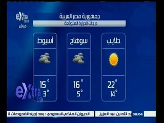 #غرفة_الأخبار | توقعات درجات الحرارة ليوم 3 يناير 2015 وسقوط أمطار في بعض المناطق