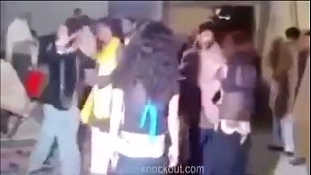 Muslim Guy Slaps Asian Lady, Asian Lady Turns into Female Bruce Lee