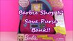 Барби Магазин сохранить электронный Кошелек банка экономия реальная деньги Долларов и монеты распаковка