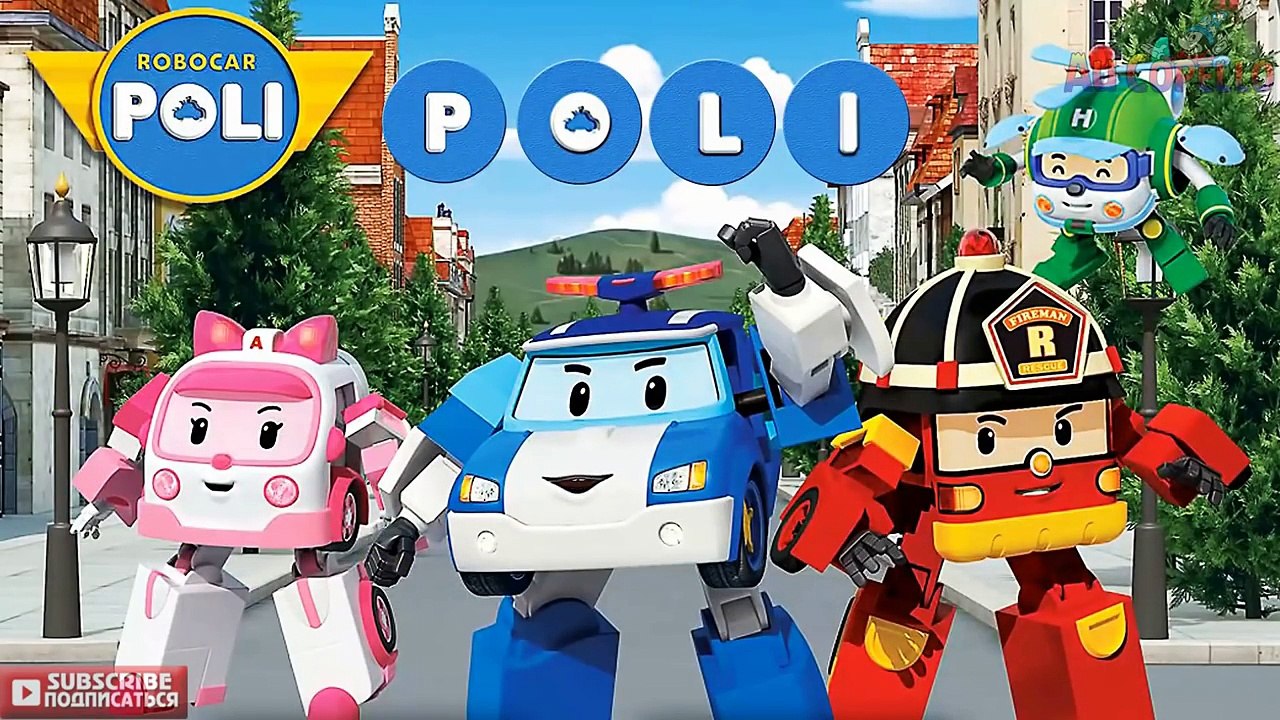Автомобиль ПОЛИ ПОЛИ головоломка Робокар ДЛЯ ФУРШЕТА мультик пазлы детей робокар поли