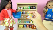 Supermercado de Juguete con Barbie y Muñecas American Girl - Los Juguetes de Titi