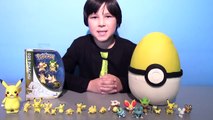 Giant POKEMON PLAY DOH Surprise Egg POKE BALL PIKACHU & MORE MYSTERY POKEMON FIGURES & SUR