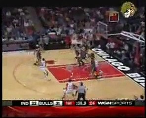 Marquis Daniels banks home a halfcourt shot before the first